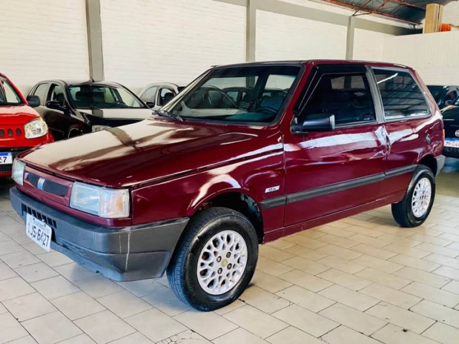 FIAT - UNO - 2000/2001 - Vinho - R$ 10.990,00