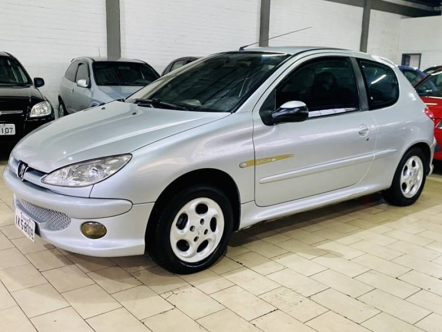 PEUGEOT - 206 - 2002/2002 - Prata - R$ 10.990,00